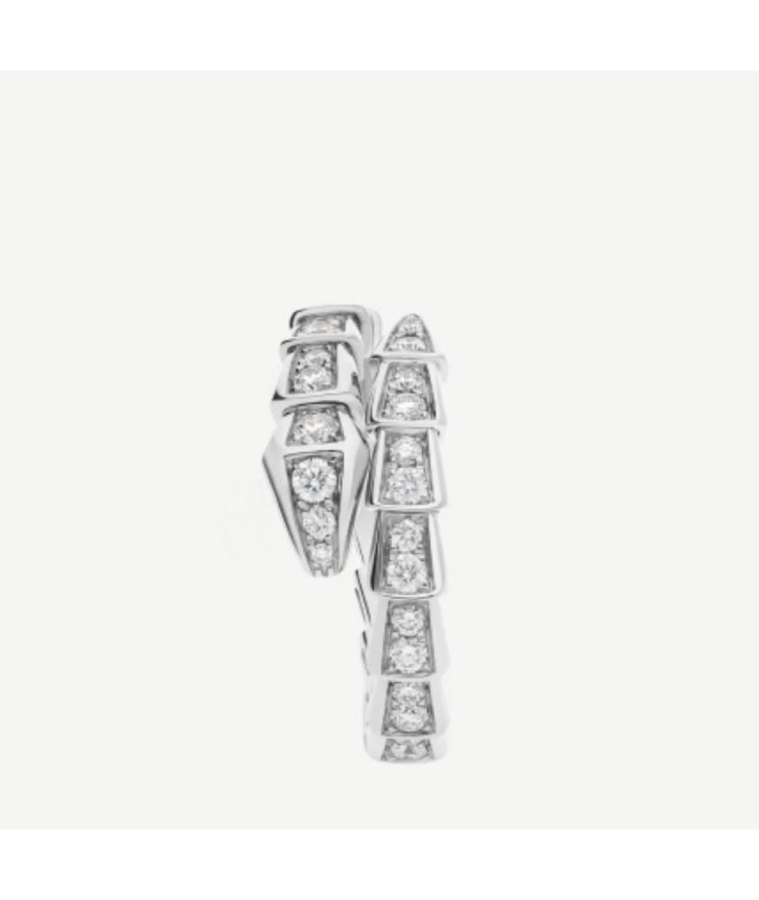 BVLGARI Белое кольцо из белого золота, фото 2