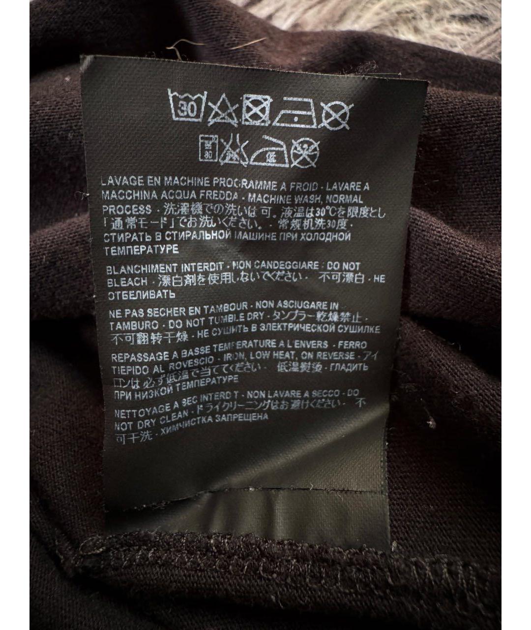 SAINT LAURENT Черная хлопковая футболка, фото 4