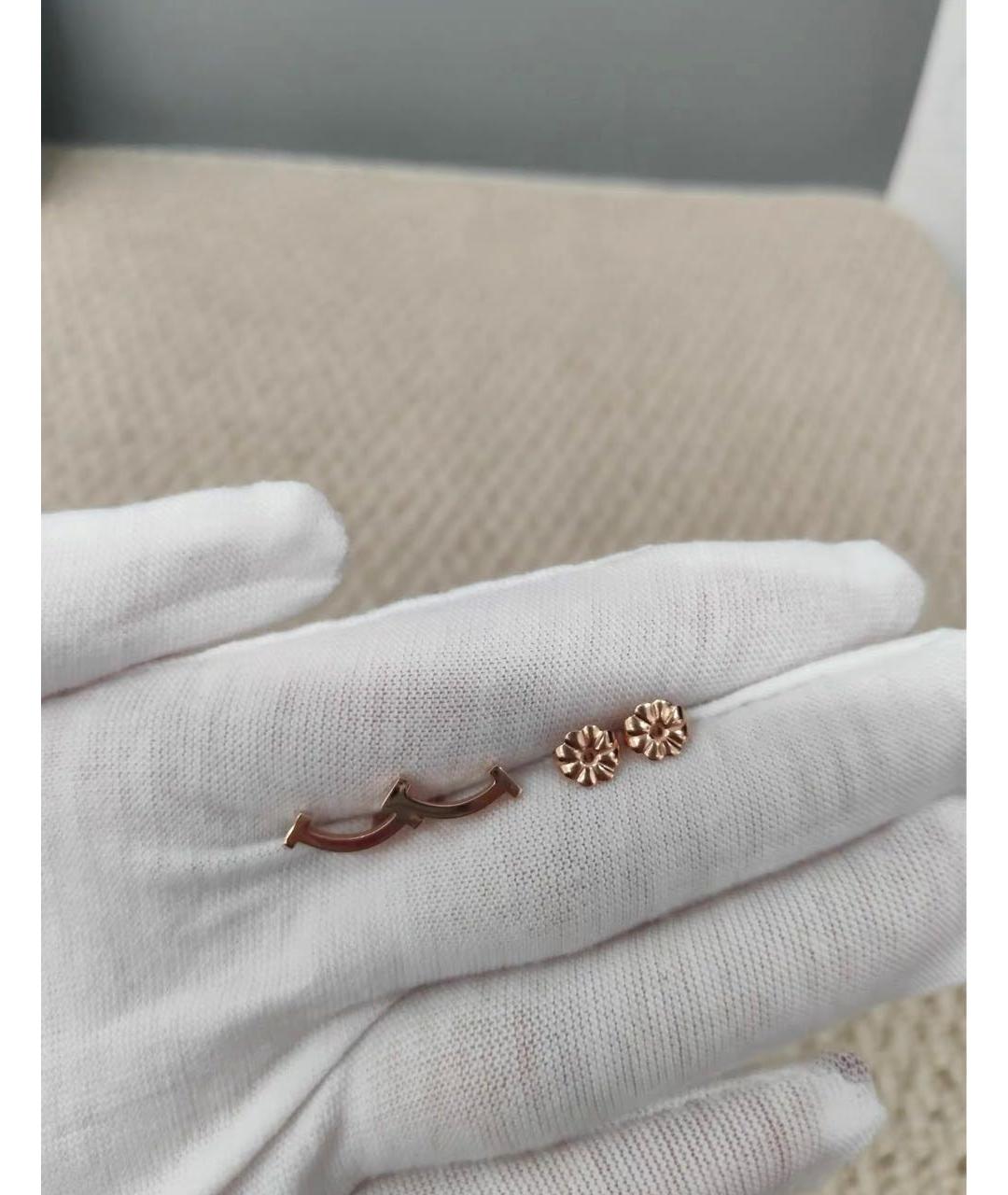 TIFFANY&CO Розовые серьги из розового золота, фото 4