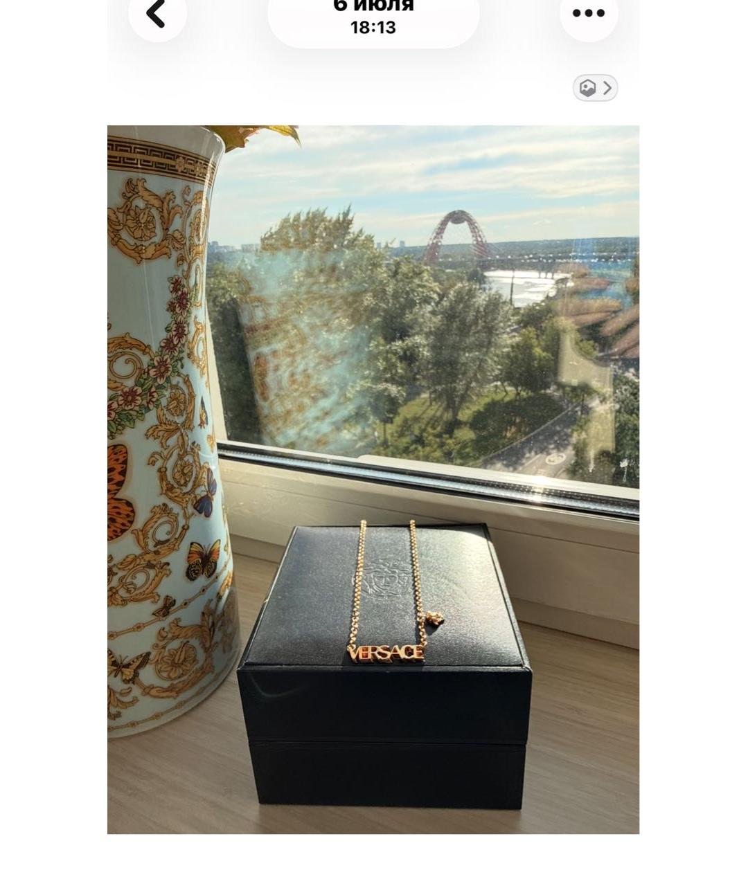 VERSACE Золотая подвеска, фото 2