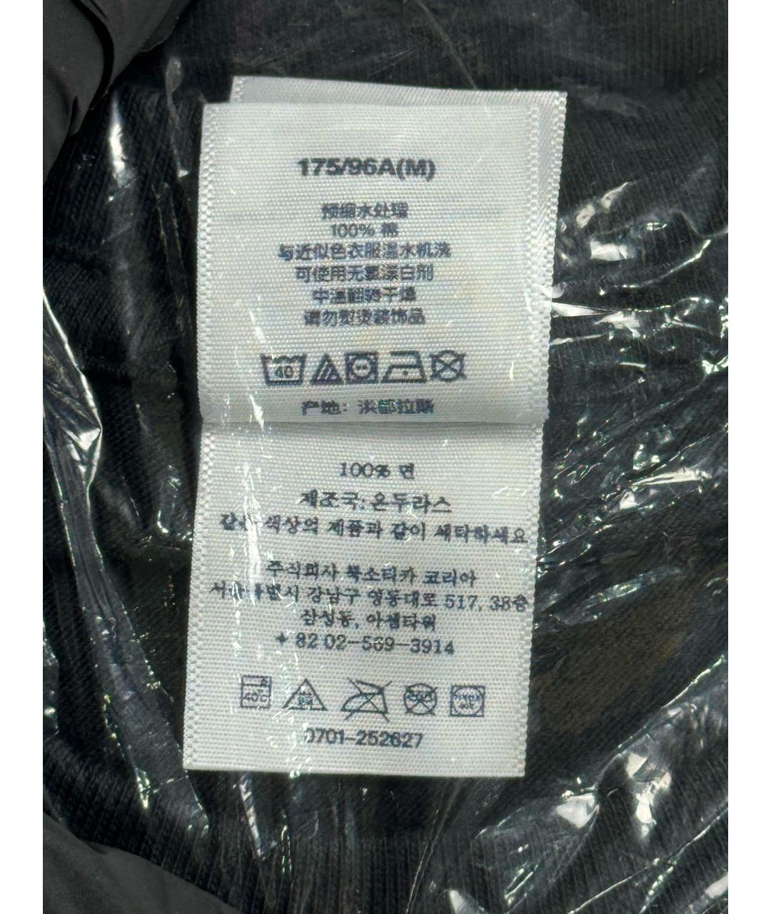 SUPREME Черная хлопковая футболка, фото 8