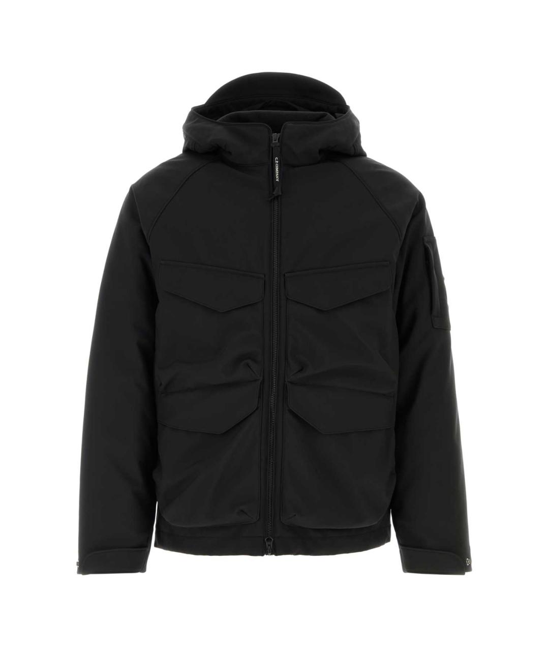 CP COMPANY Черная полиэстеровая куртка, фото 1