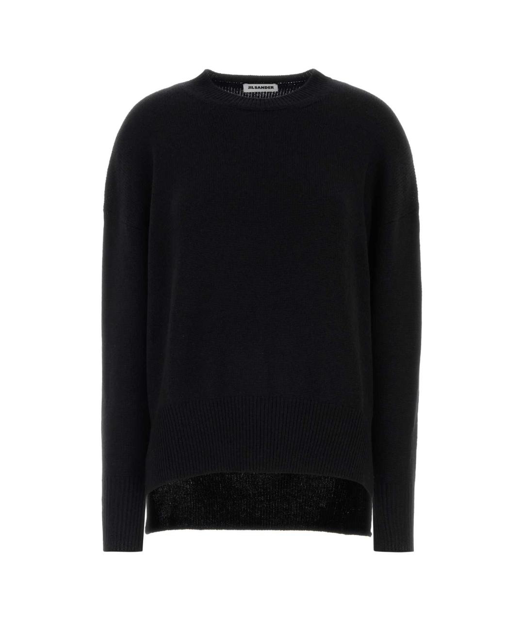 JIL SANDER Черный кашемировый джемпер / свитер, фото 1