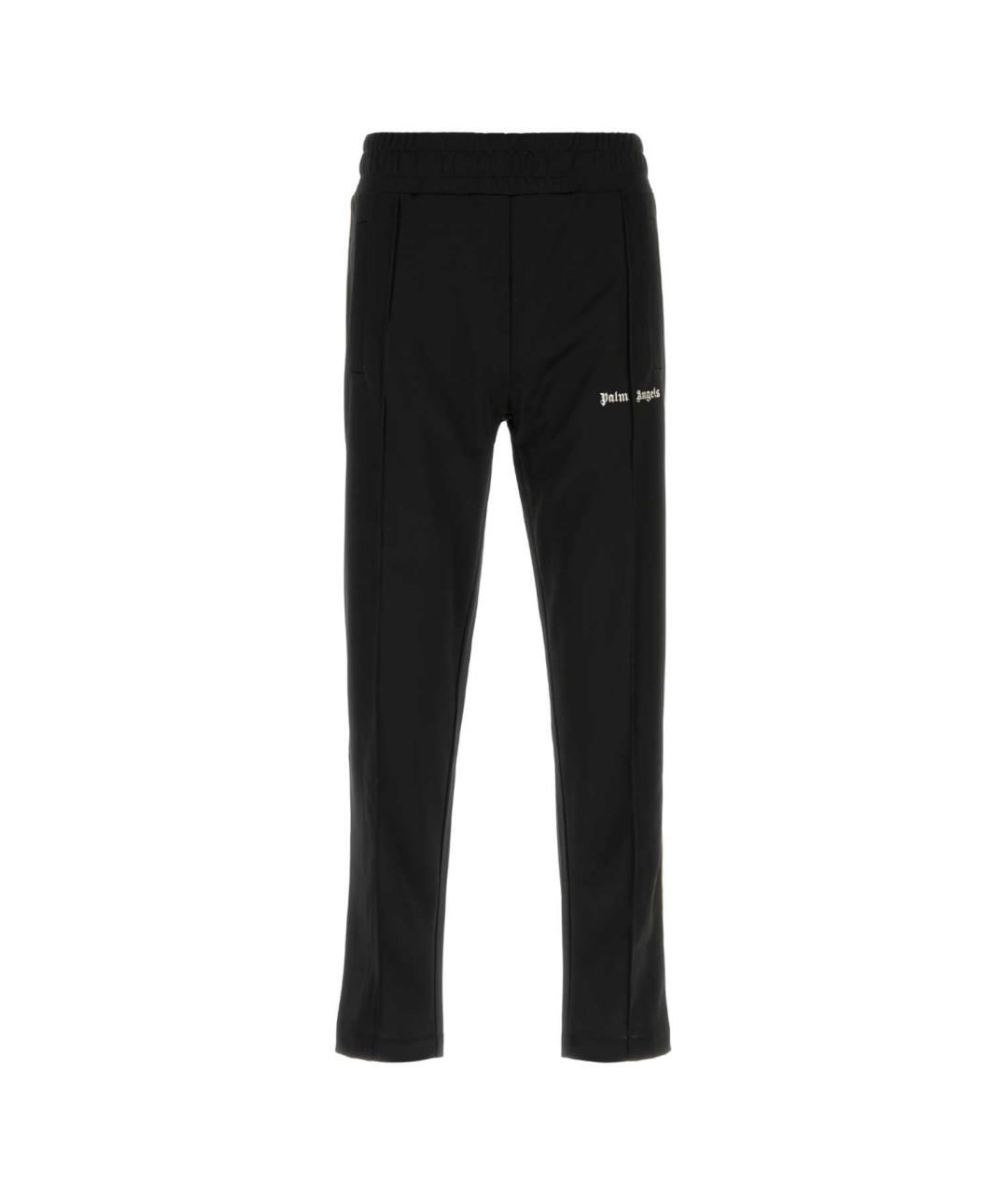 PALM ANGELS Черные полиэстеровые повседневные брюки, фото 1