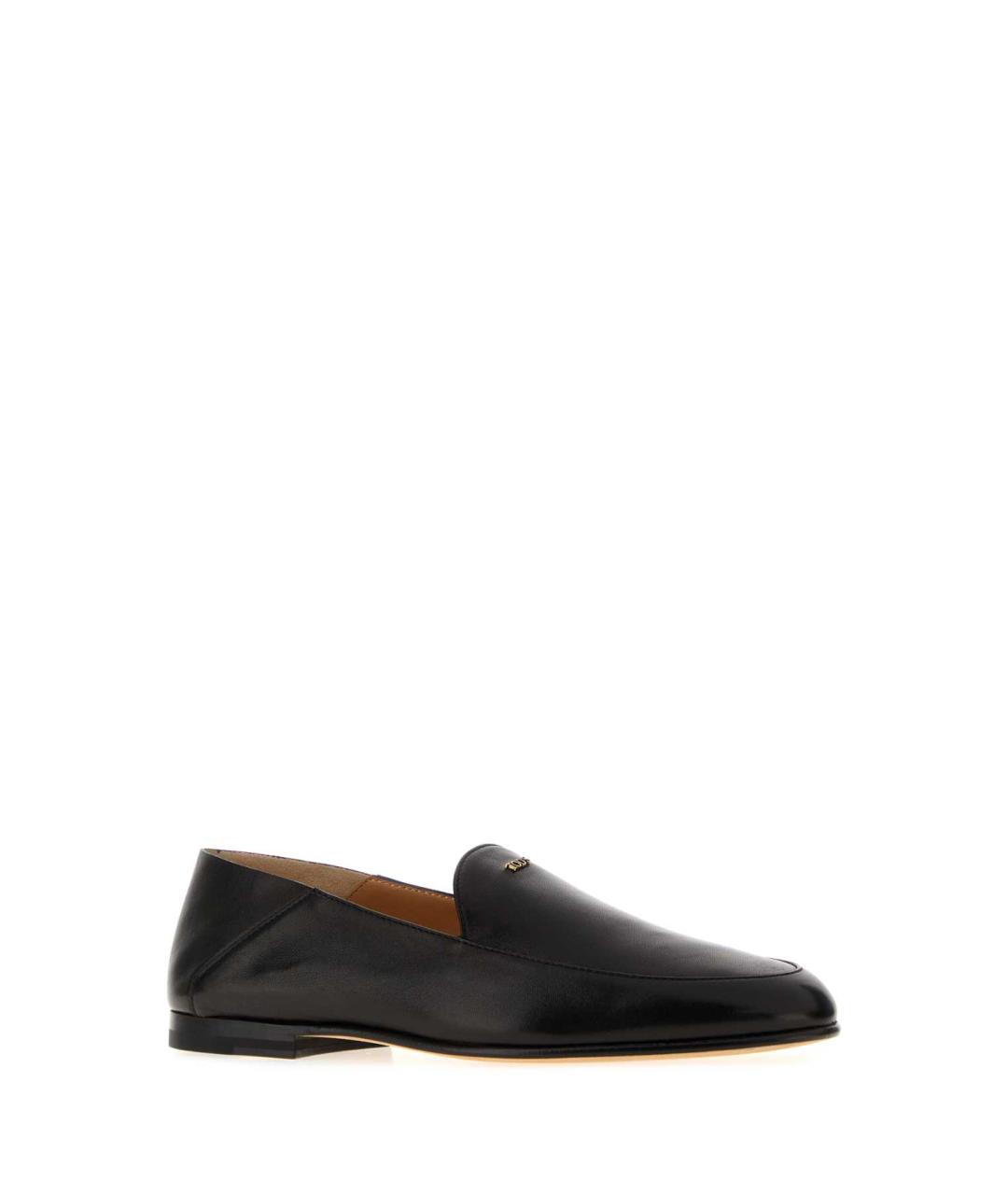 TOD'S Черные кожаные лоферы, фото 2