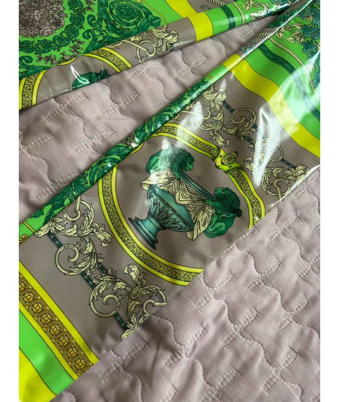 VERSACE Зеленые полиамидовые леггинсы и велосипедки, фото 2