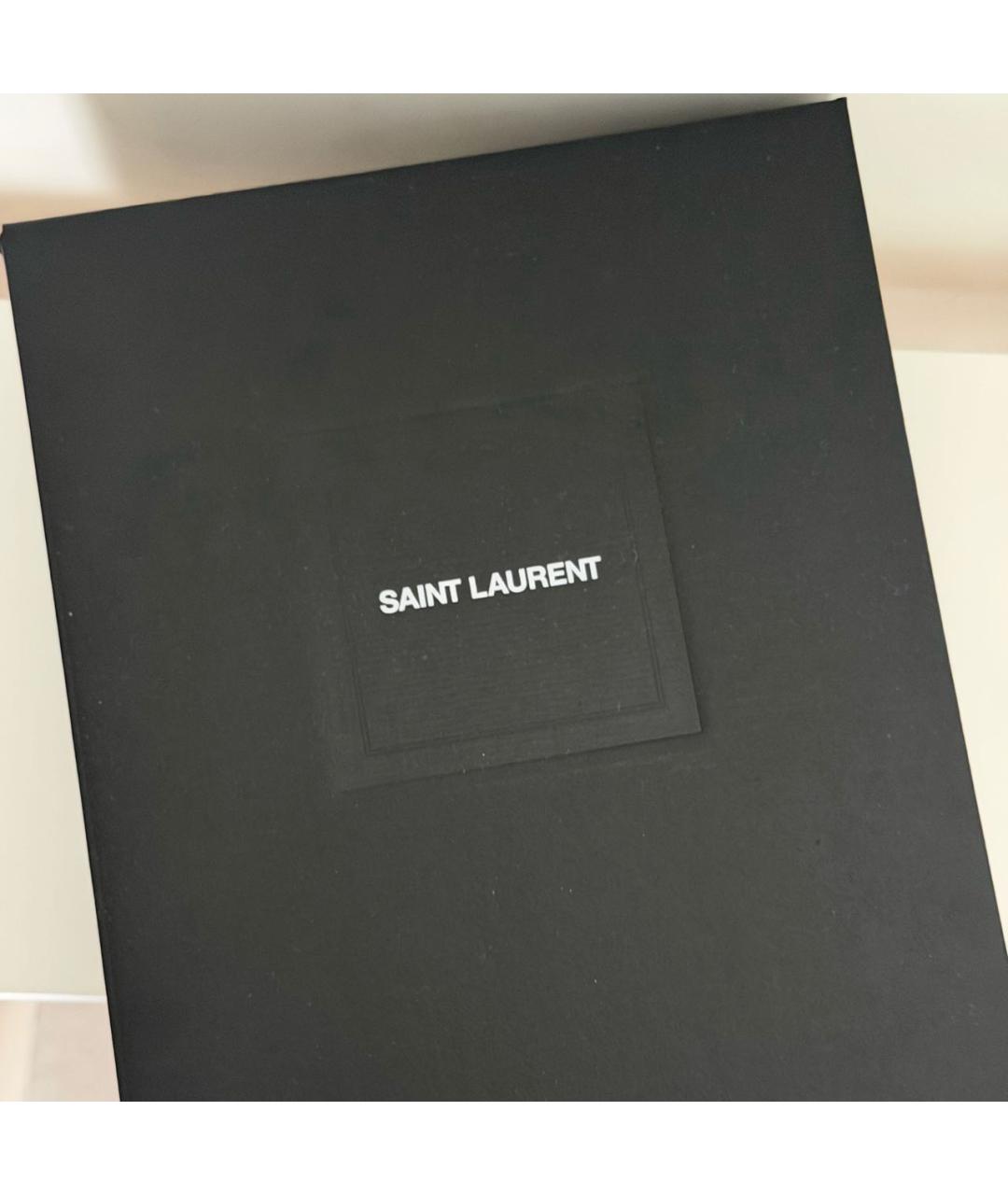 SAINT LAURENT Белые кожаные кеды, фото 6