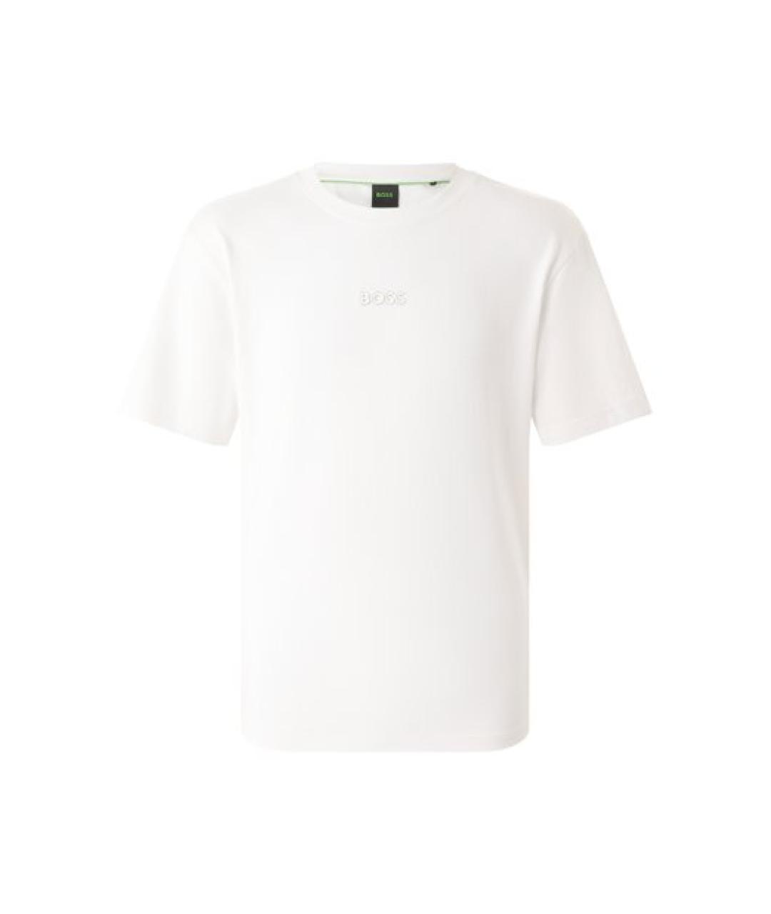 HUGO BOSS Белая хлопковая футболка, фото 1