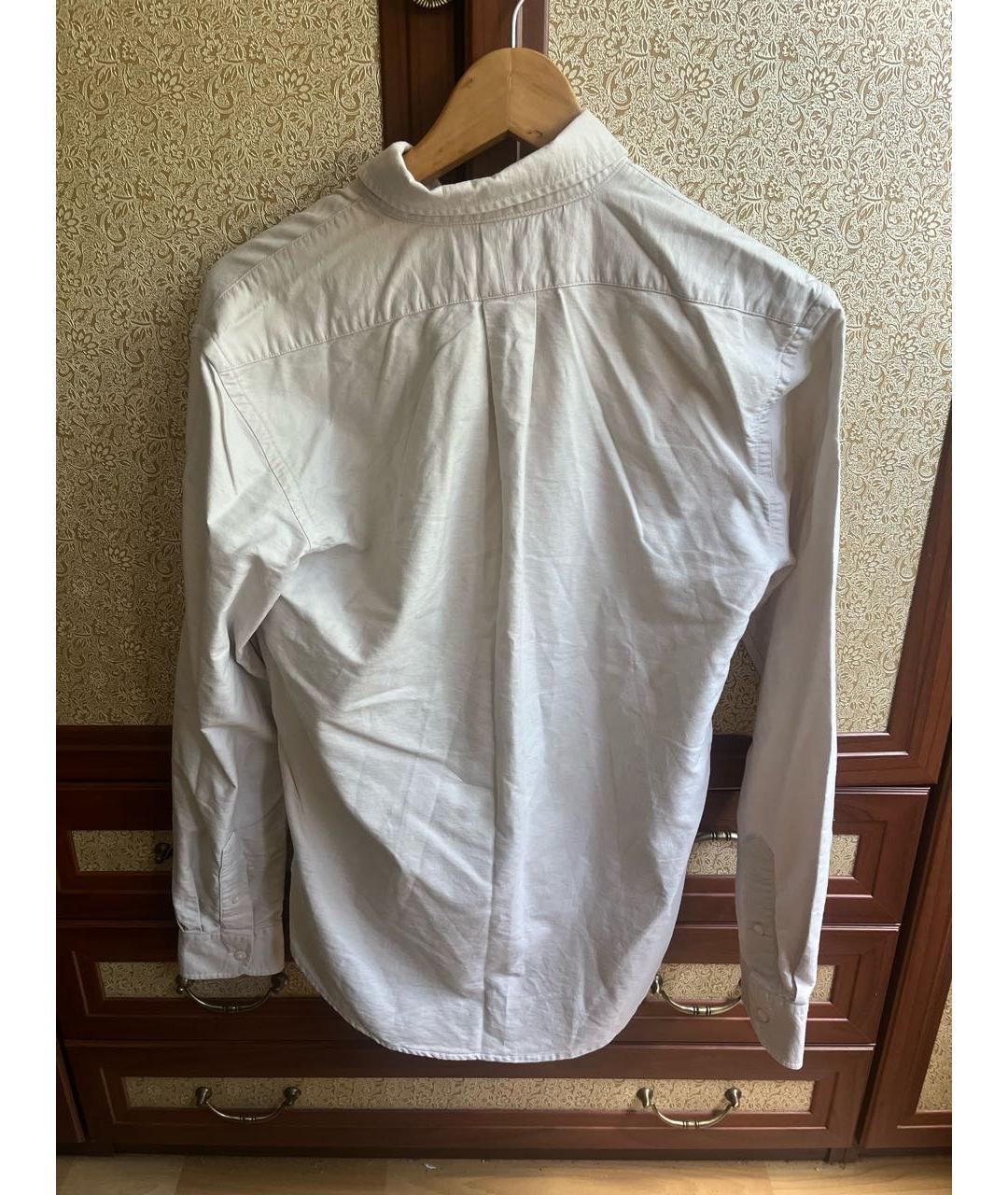POLO RALPH LAUREN Бежевая хлопковая классическая рубашка, фото 2