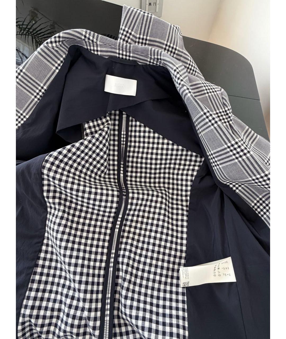HUGO BOSS Серый хлопко-эластановый костюм с брюками, фото 4
