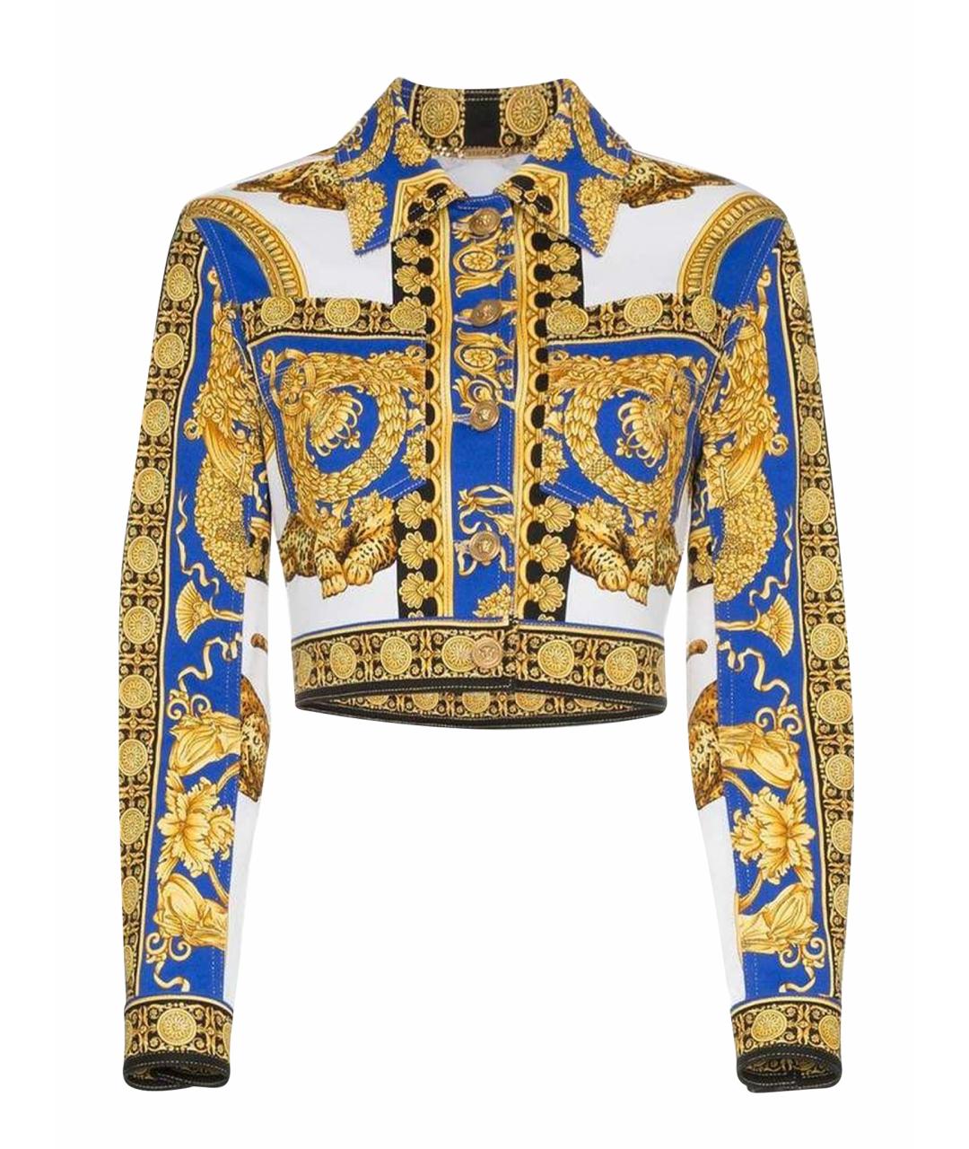 VERSACE Мульти хлопковая куртка, фото 1