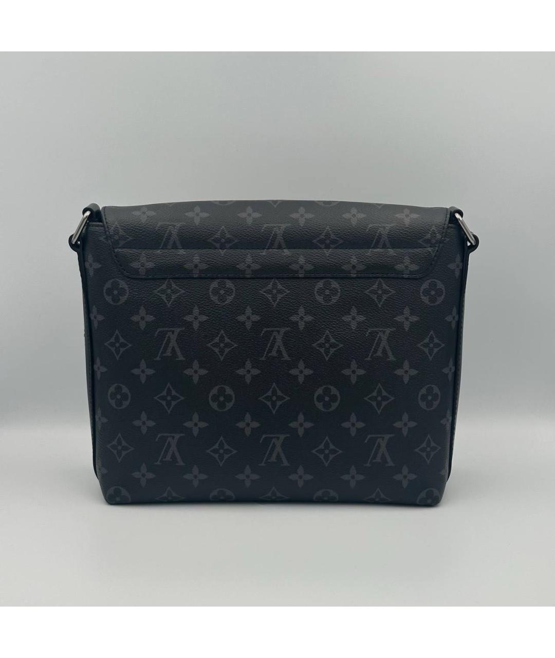 LOUIS VUITTON Черная канва сумка на плечо, фото 2