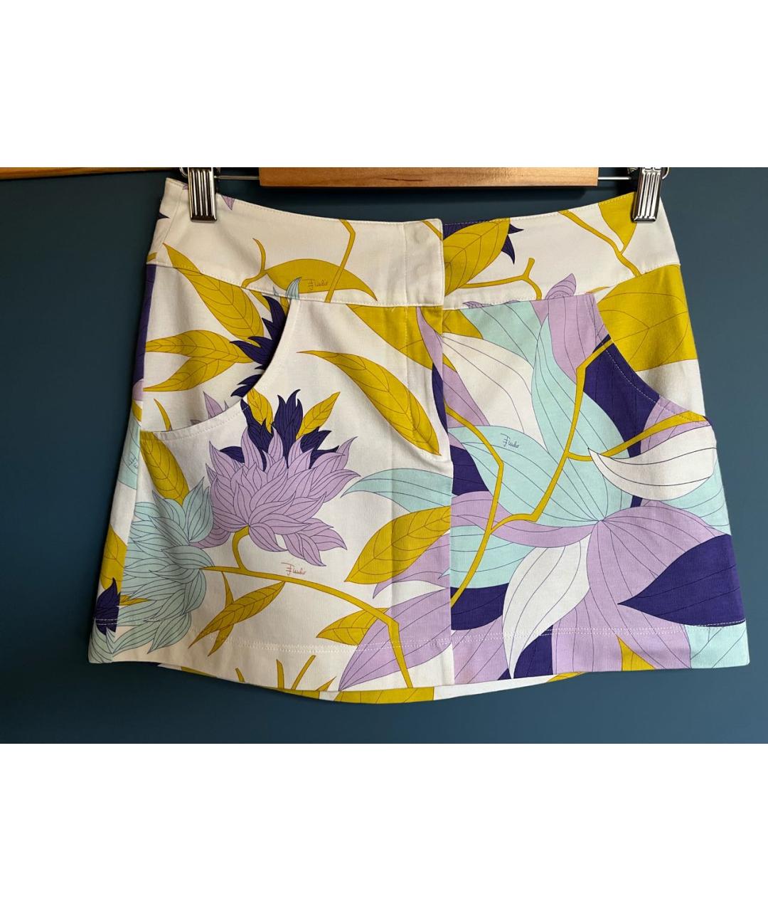 EMILIO PUCCI Мульти хлопковый костюм с юбками, фото 2