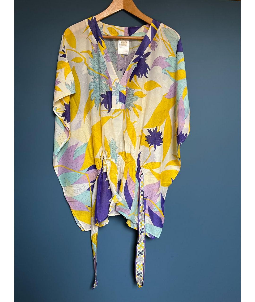 EMILIO PUCCI Мульти хлопковый костюм с юбками, фото 5