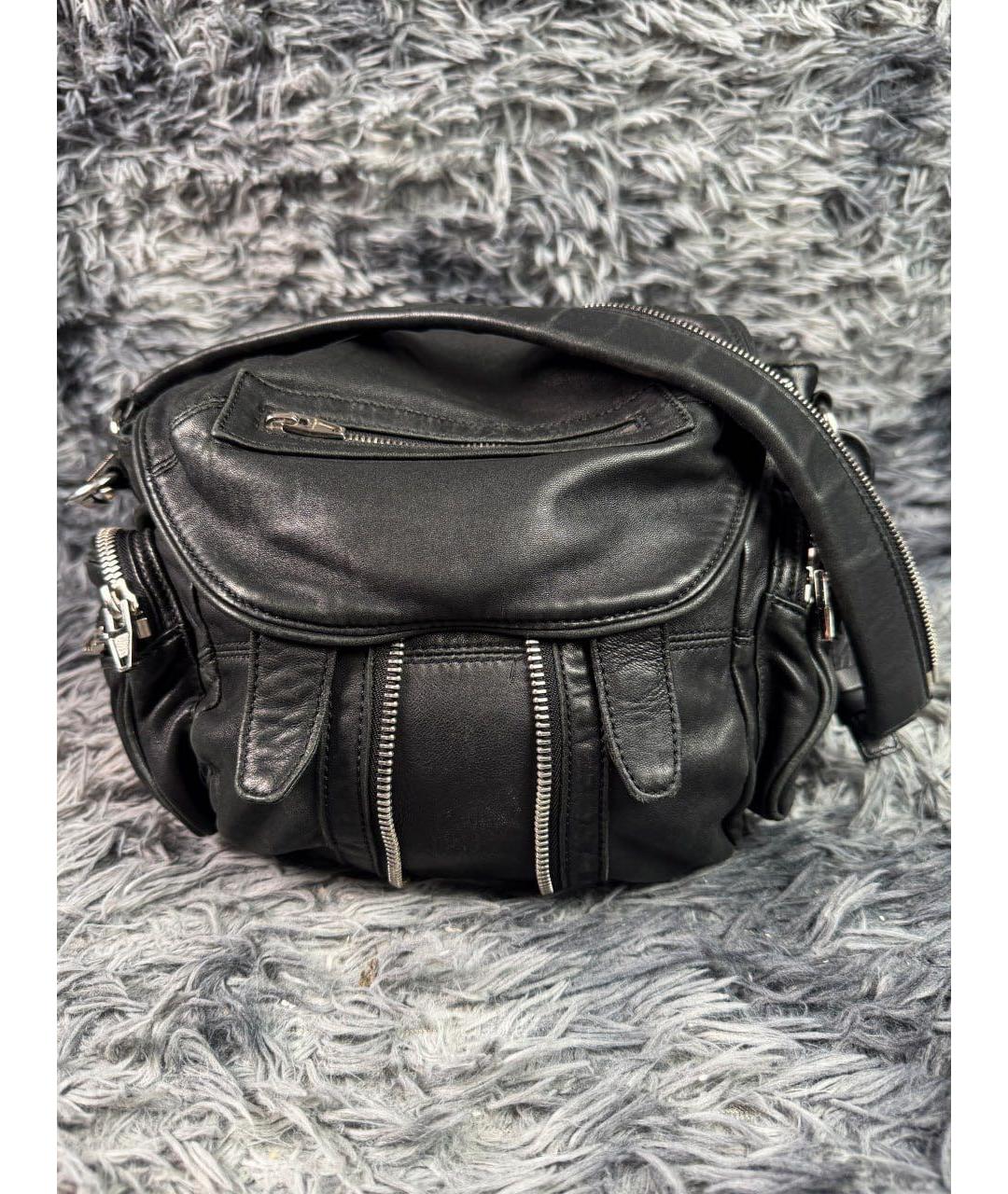 ALEXANDER WANG Черный кожаный рюкзак, фото 8