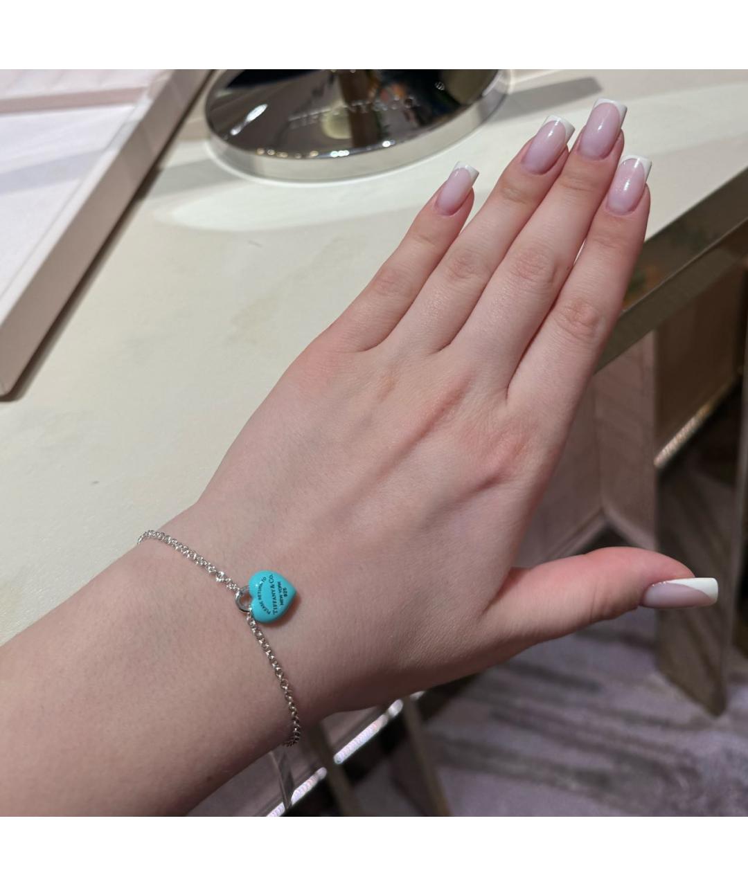 TIFFANY&CO Серебряный серебряный браслет, фото 3