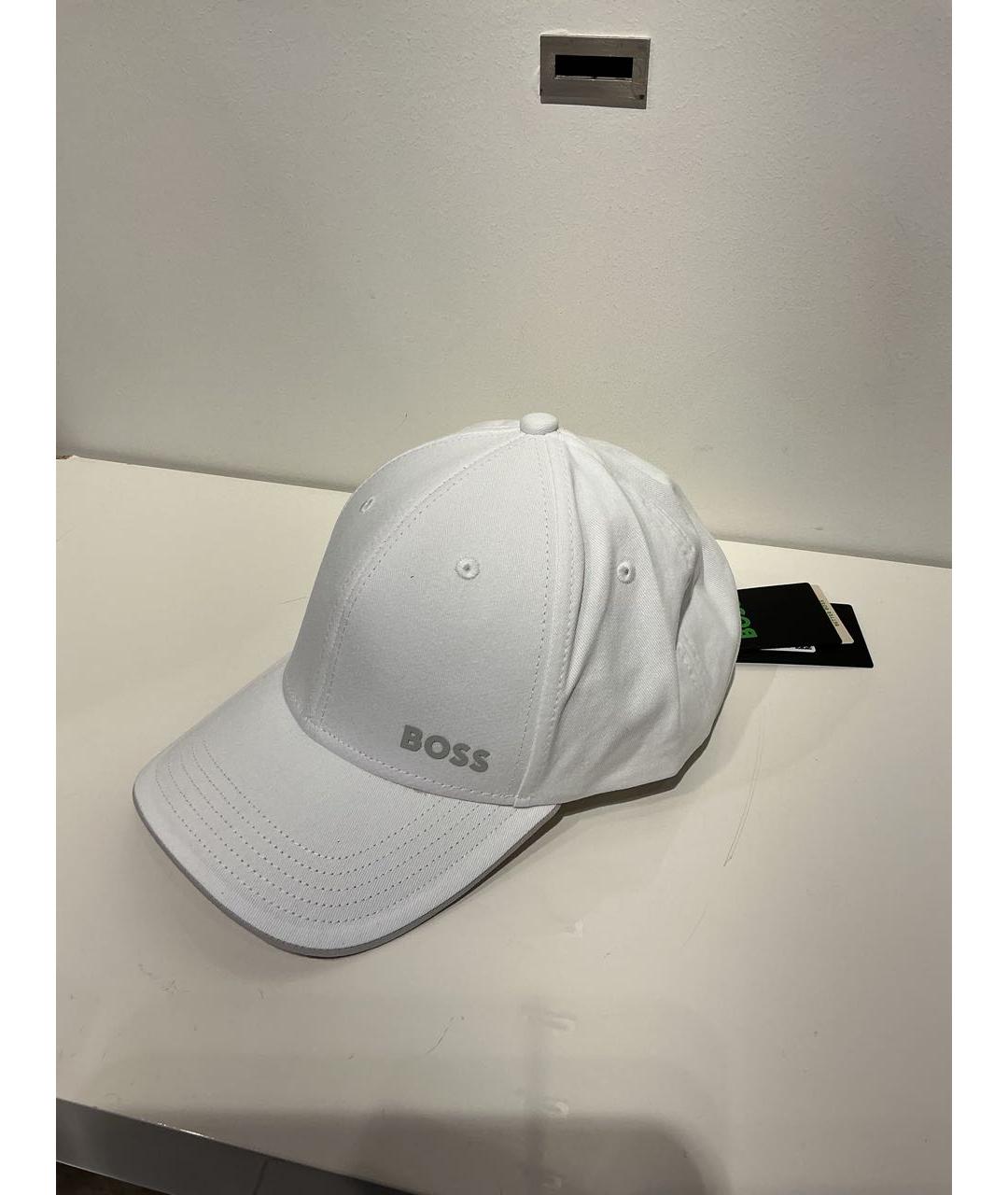 HUGO BOSS Белая хлопковая кепка/бейсболка, фото 4