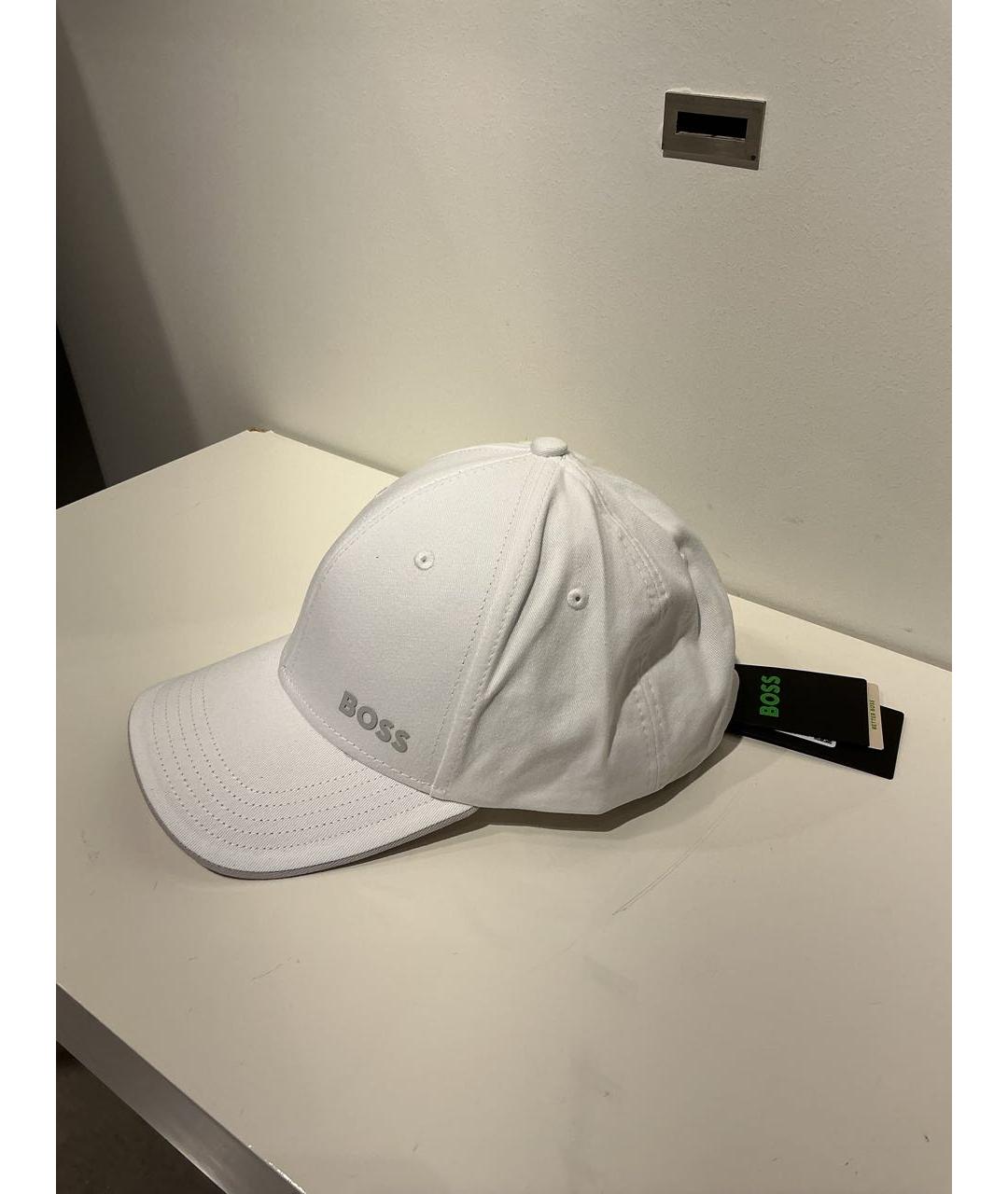 HUGO BOSS Белая хлопковая кепка/бейсболка, фото 2