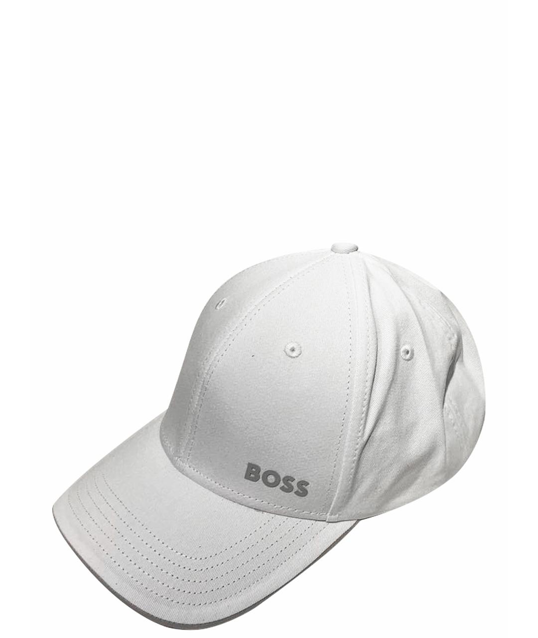 HUGO BOSS Белая хлопковая кепка/бейсболка, фото 1
