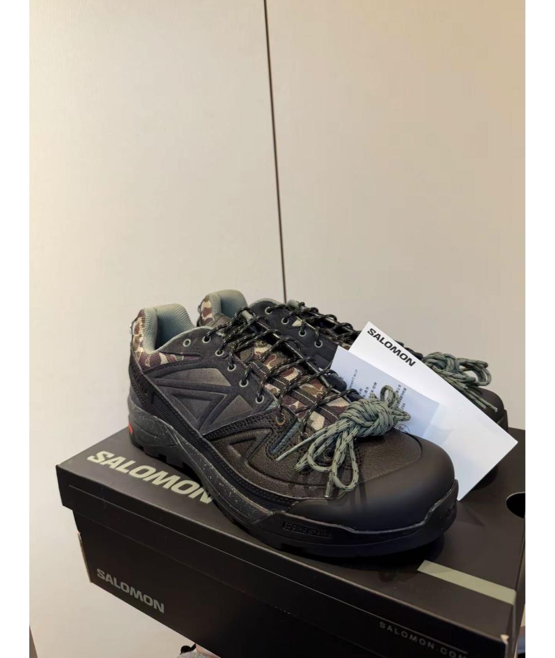 CARHARTT Черные кожаные низкие кроссовки / кеды, фото 2