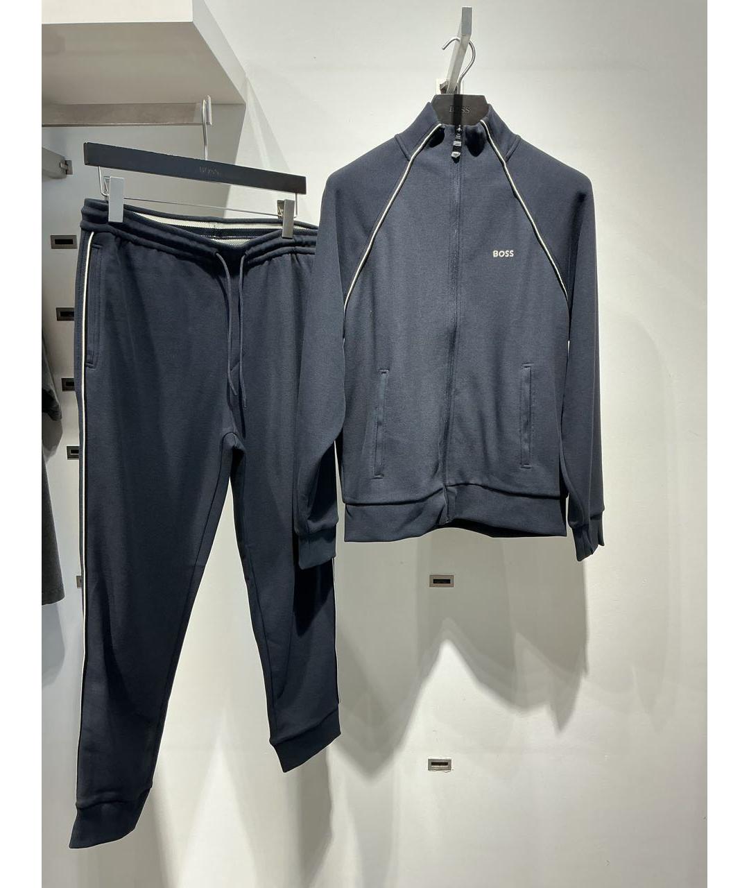 HUGO BOSS Темно-синий повседневный костюм, фото 4