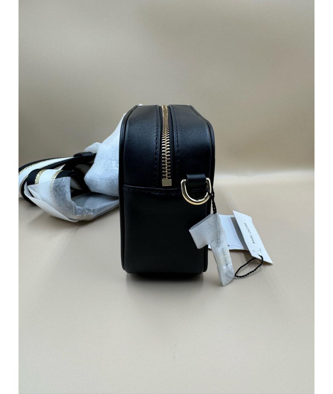 MARC JACOBS Черная кожаная сумка через плечо, фото 3