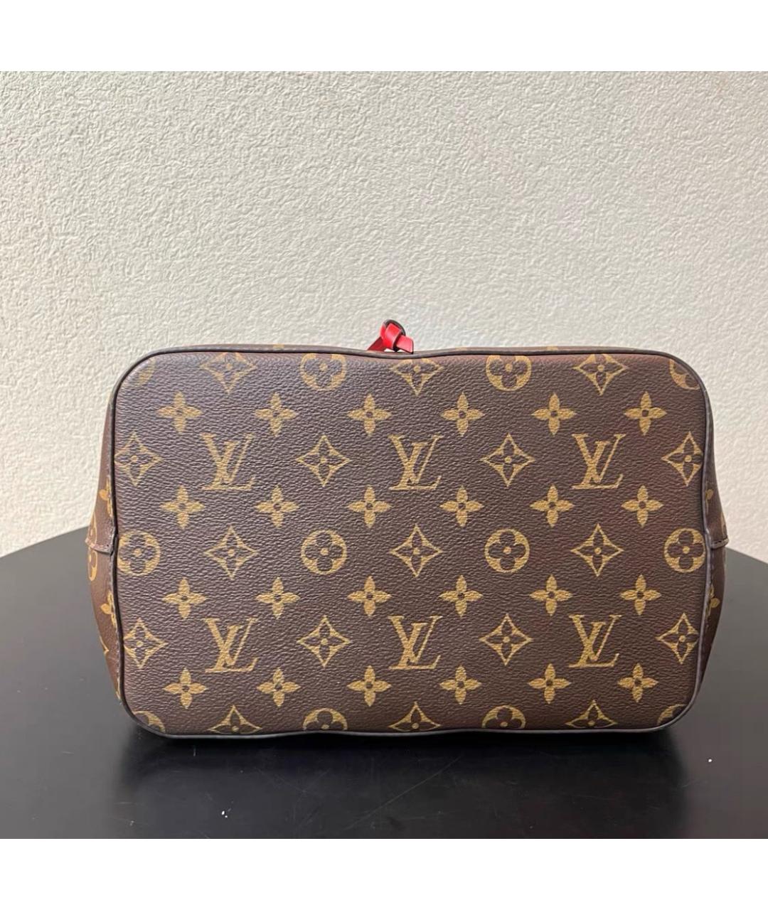 LOUIS VUITTON Коричневая канва сумка через плечо, фото 5