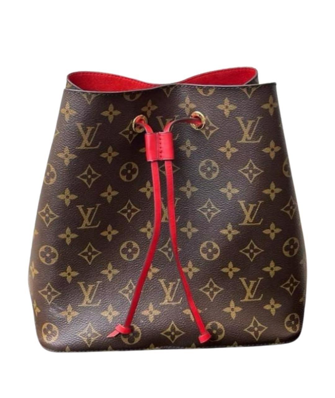 LOUIS VUITTON Коричневая канва сумка через плечо, фото 1