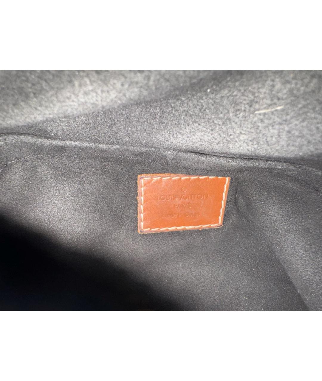 LOUIS VUITTON Коричневая канва сумка с короткими ручками, фото 8