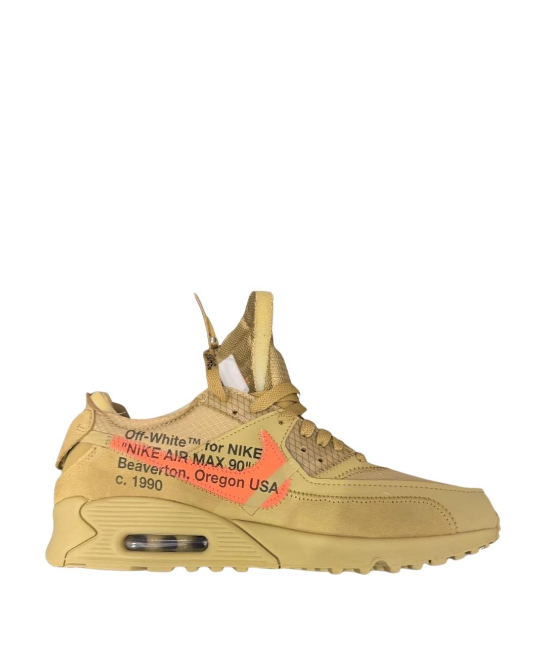 NIKE X OFF-WHITE Горчичные кроссовки, фото 1