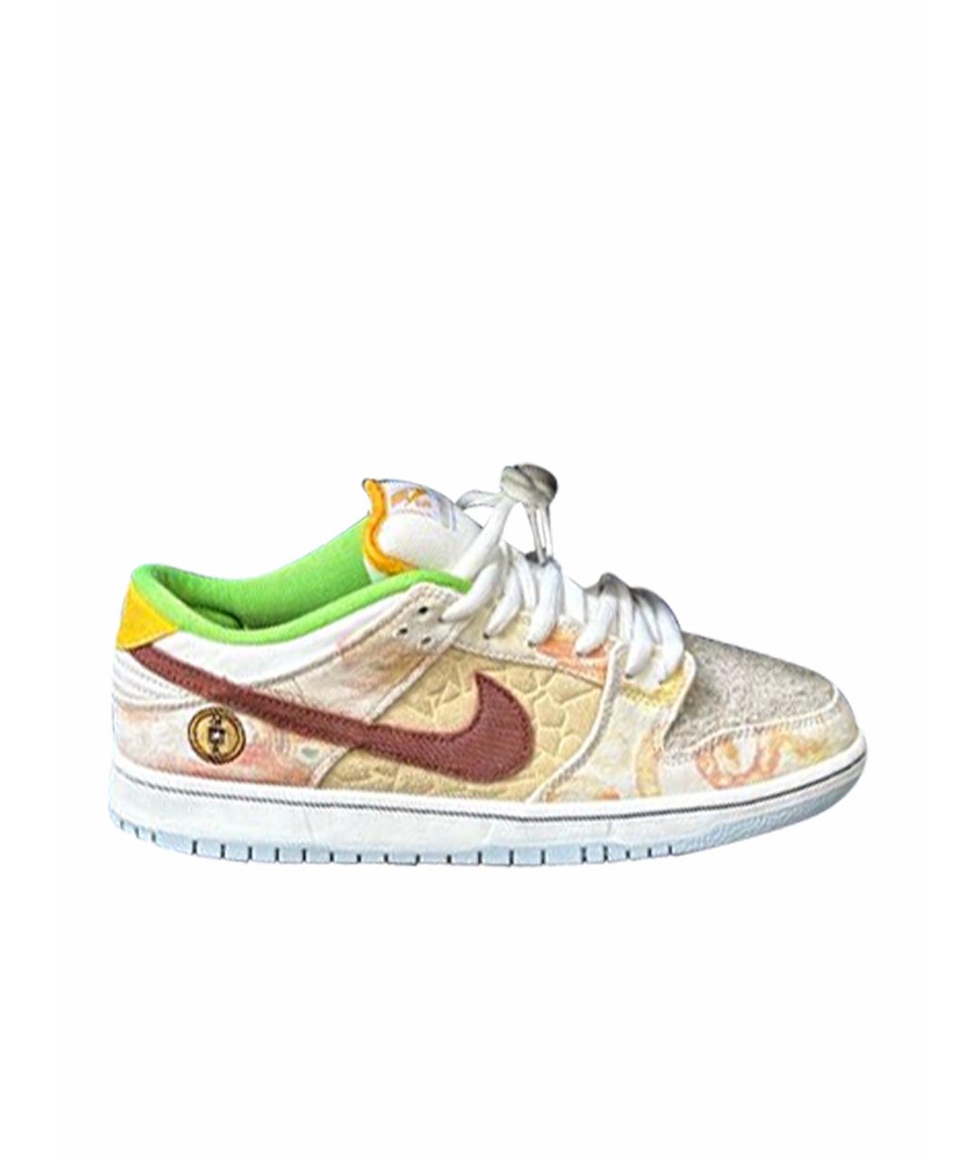 NIKE Мульти кожаные низкие кроссовки / кеды, фото 1