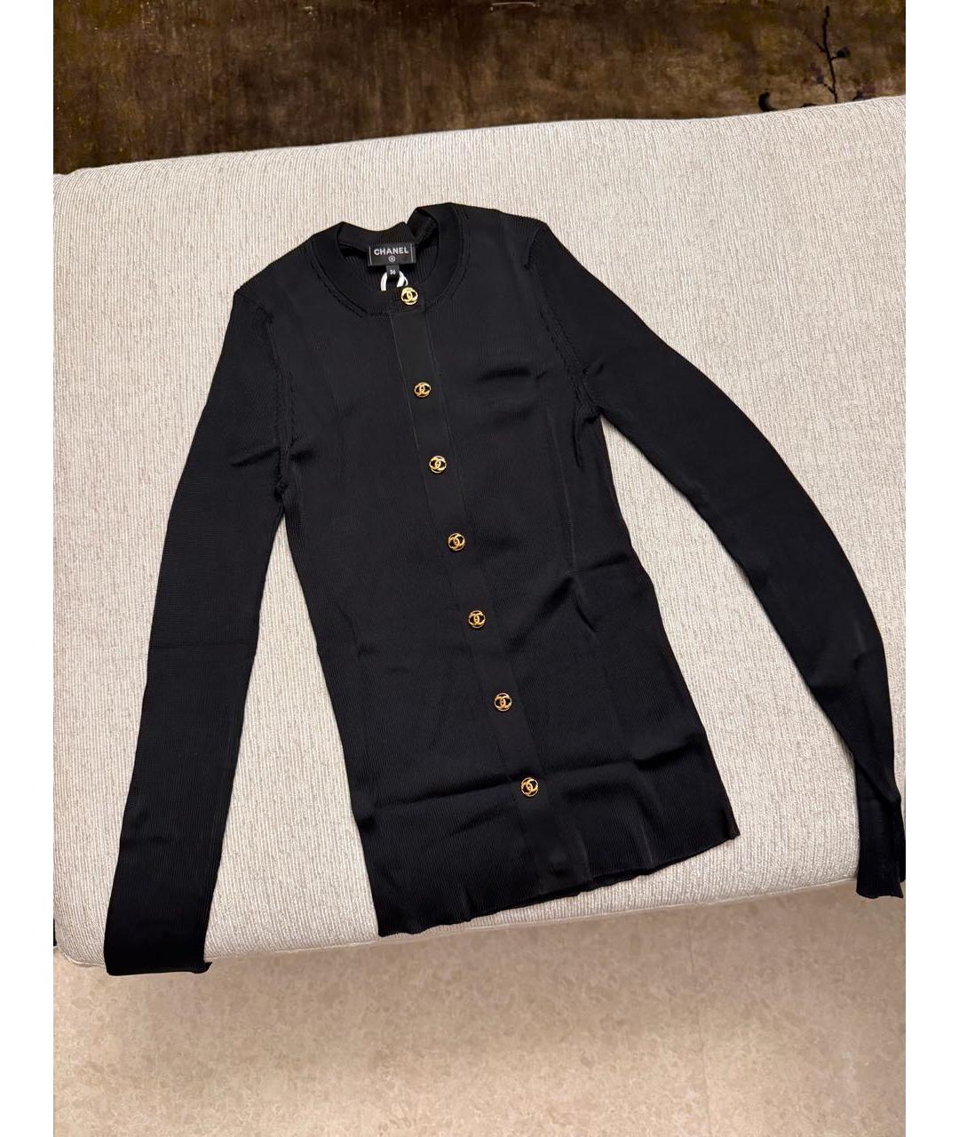 CHANEL Черная водолазка, фото 3