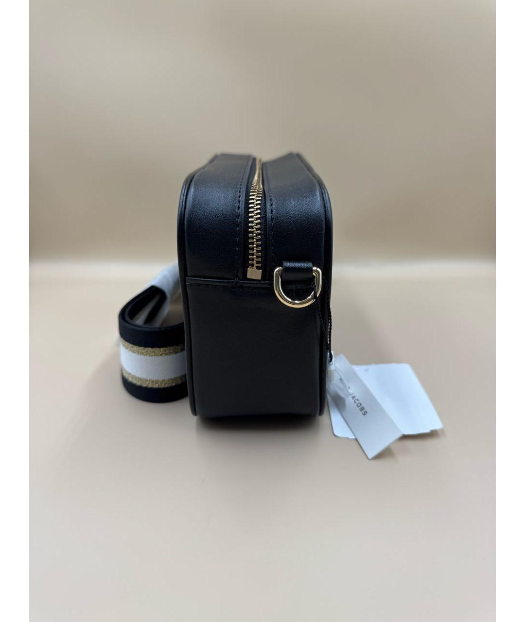 MARC JACOBS Черная кожаная сумка через плечо, фото 3