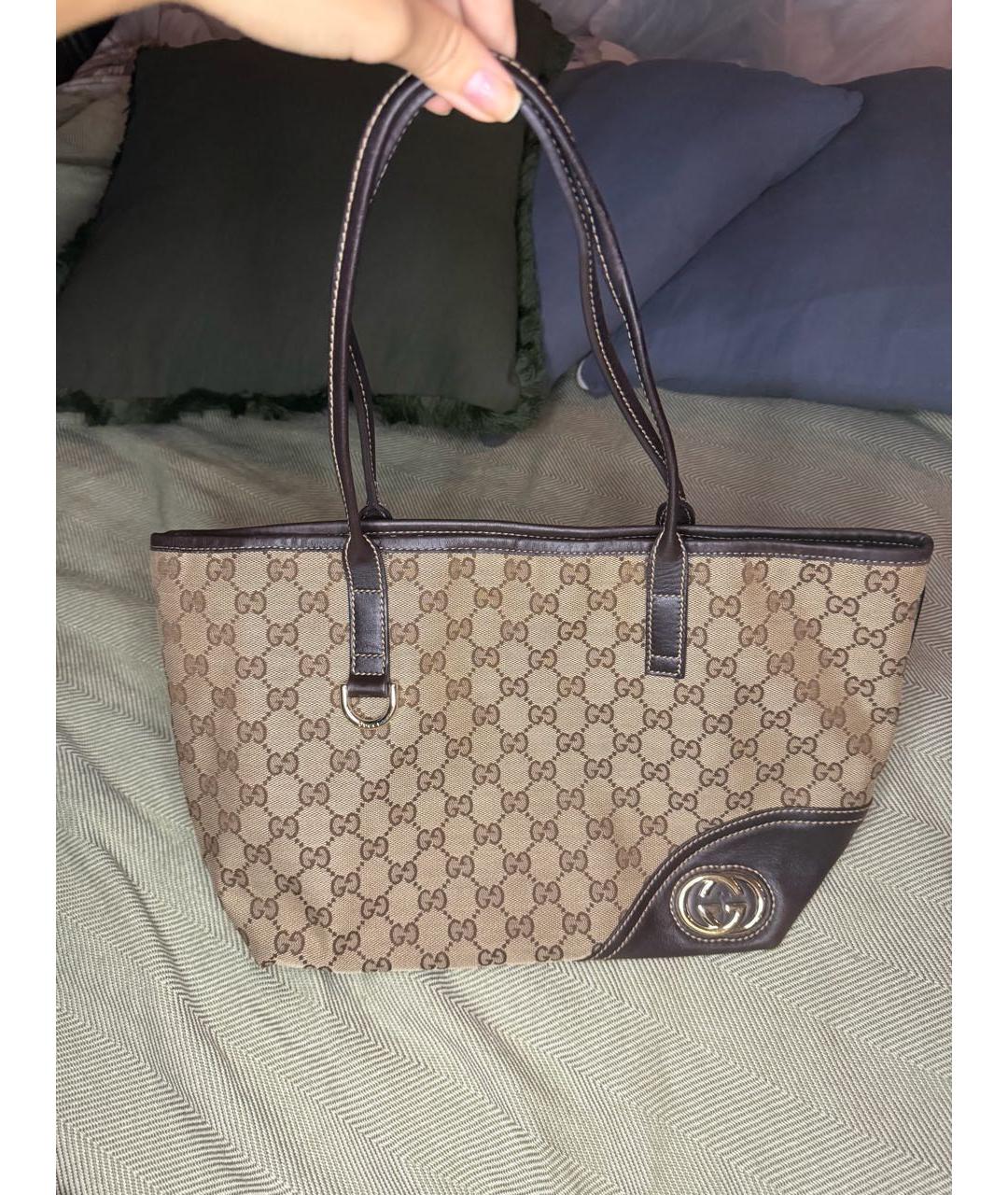 GUCCI Тканевая сумка тоут, фото 2
