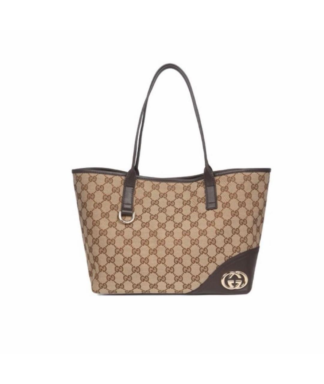 GUCCI Тканевая сумка тоут, фото 9