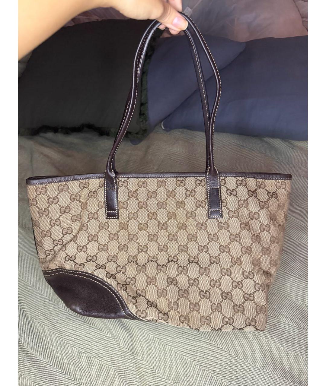 GUCCI Тканевая сумка тоут, фото 3
