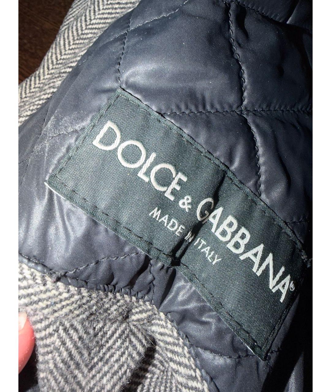 DOLCE&GABBANA Серая куртка, фото 2