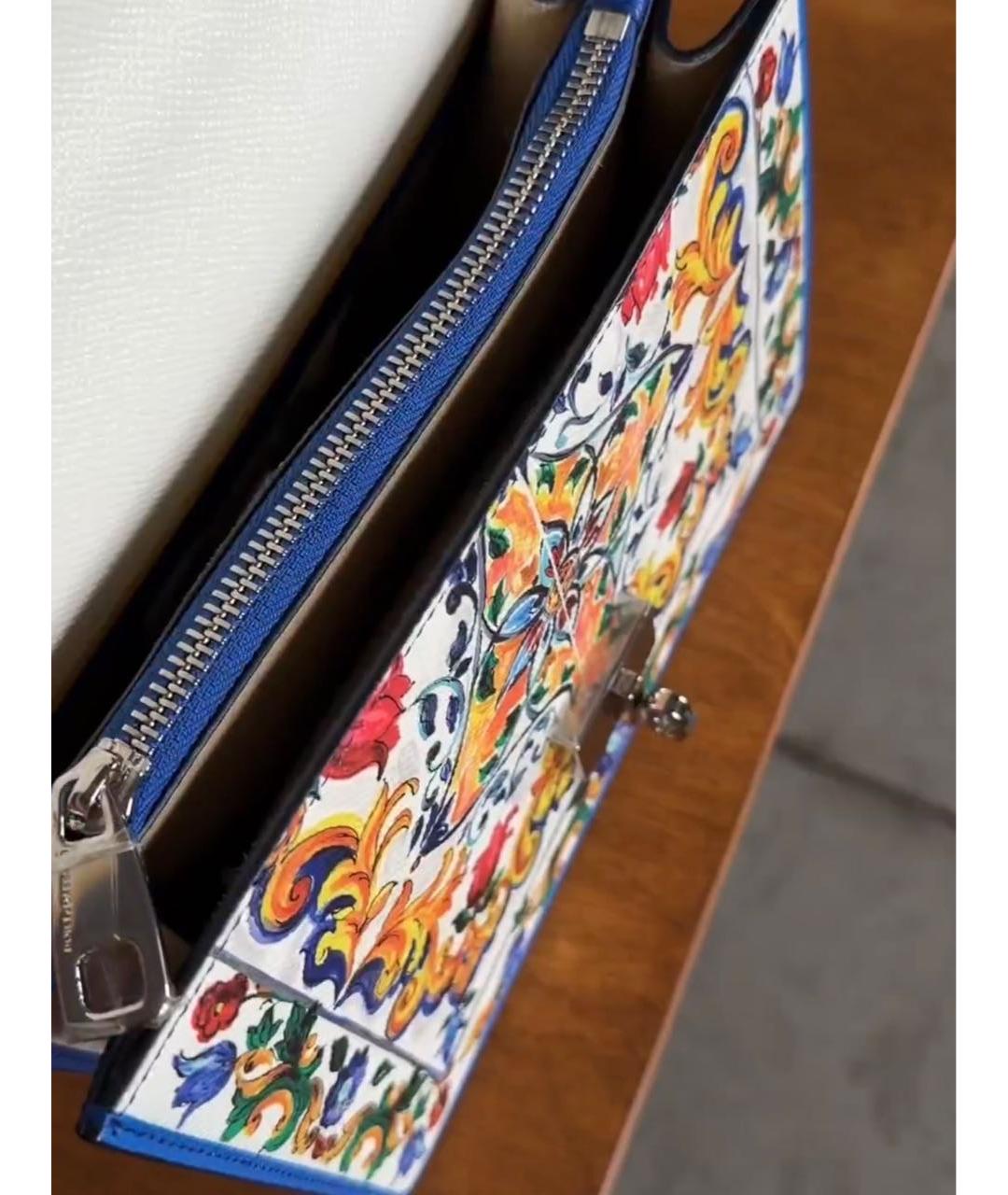 DOLCE&GABBANA Мульти кожаная сумка через плечо, фото 4