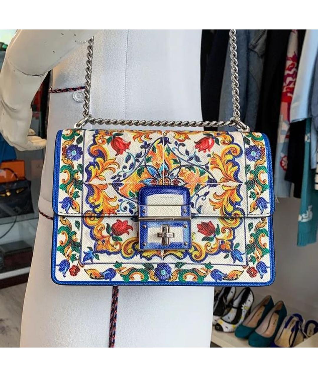 DOLCE&GABBANA Мульти кожаная сумка через плечо, фото 2