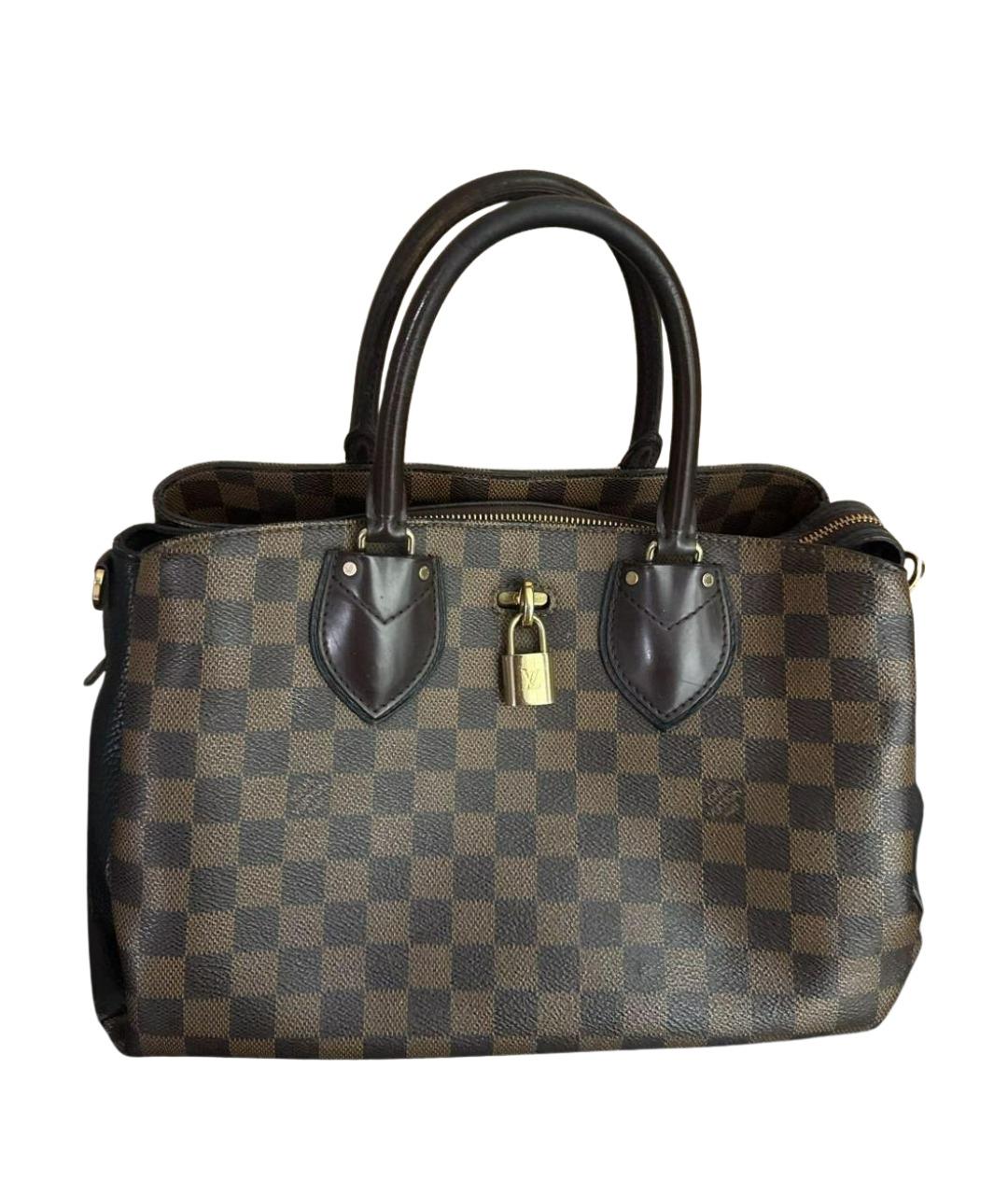 LOUIS VUITTON Коричневая канва сумка с короткими ручками, фото 1