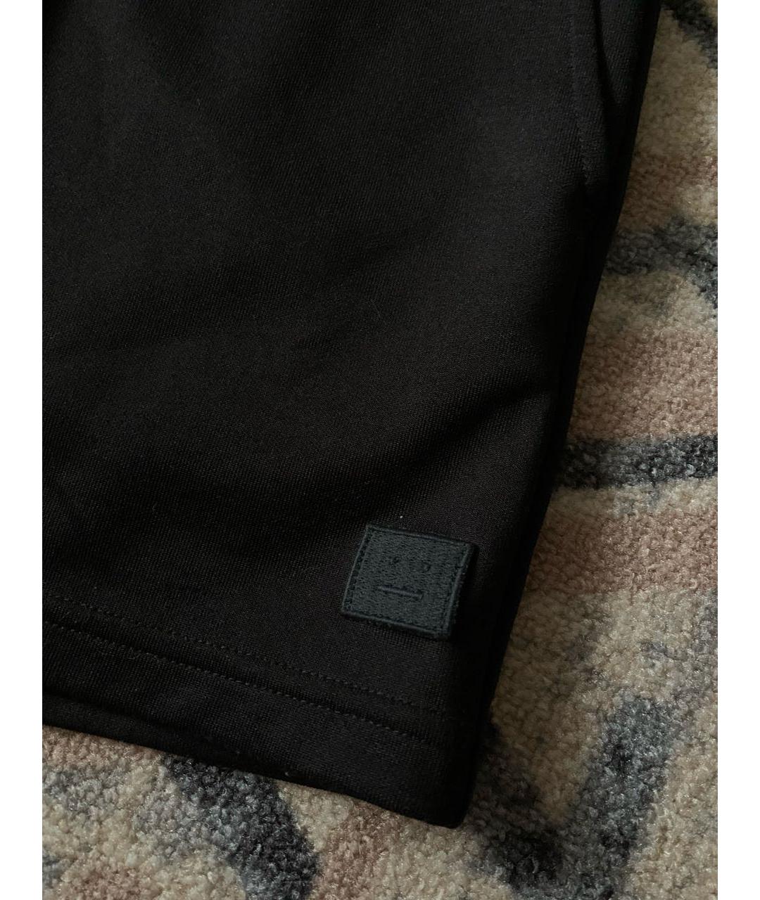 ACNE STUDIOS Черные хлопковые шорты, фото 2