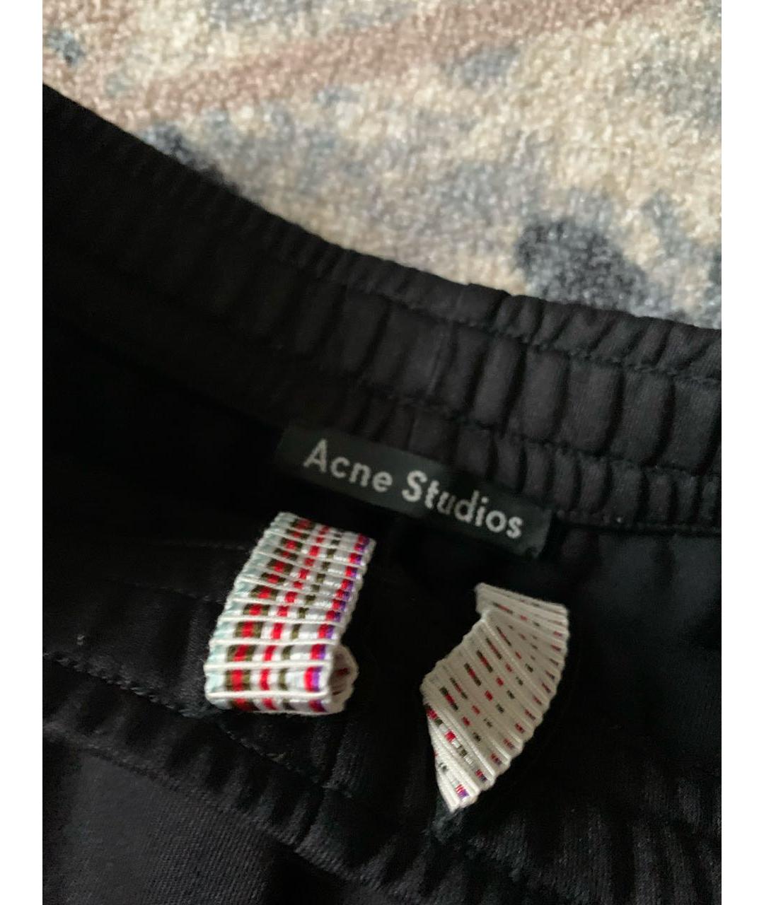 ACNE STUDIOS Черные хлопковые шорты, фото 4