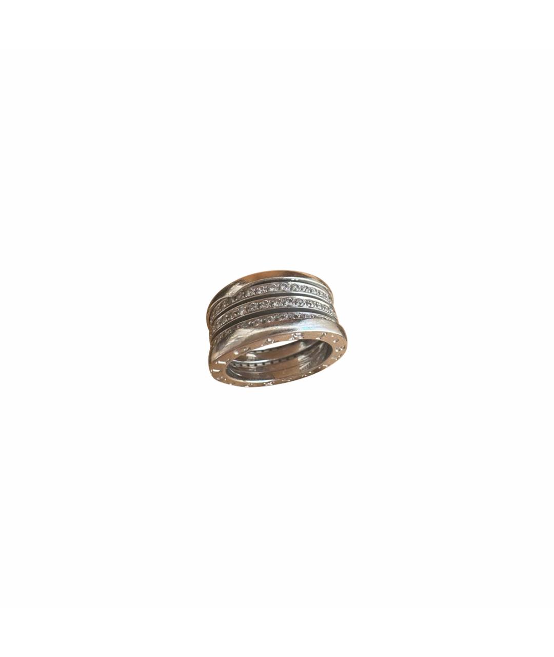 BVLGARI Белое кольцо из белого золота, фото 1