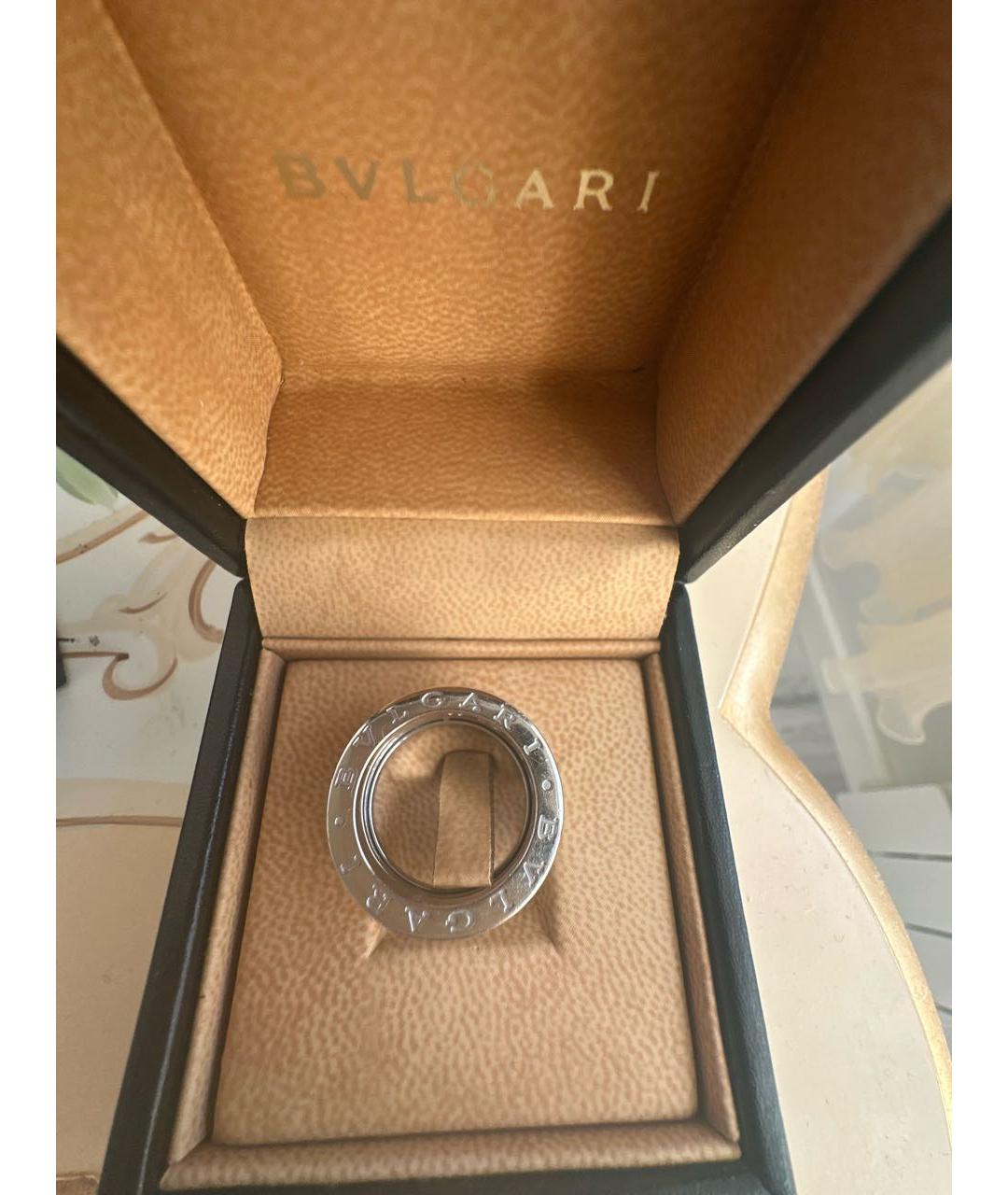 BVLGARI Белое кольцо из белого золота, фото 2