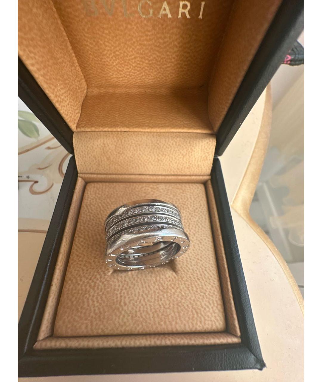 BVLGARI Белое кольцо из белого золота, фото 5