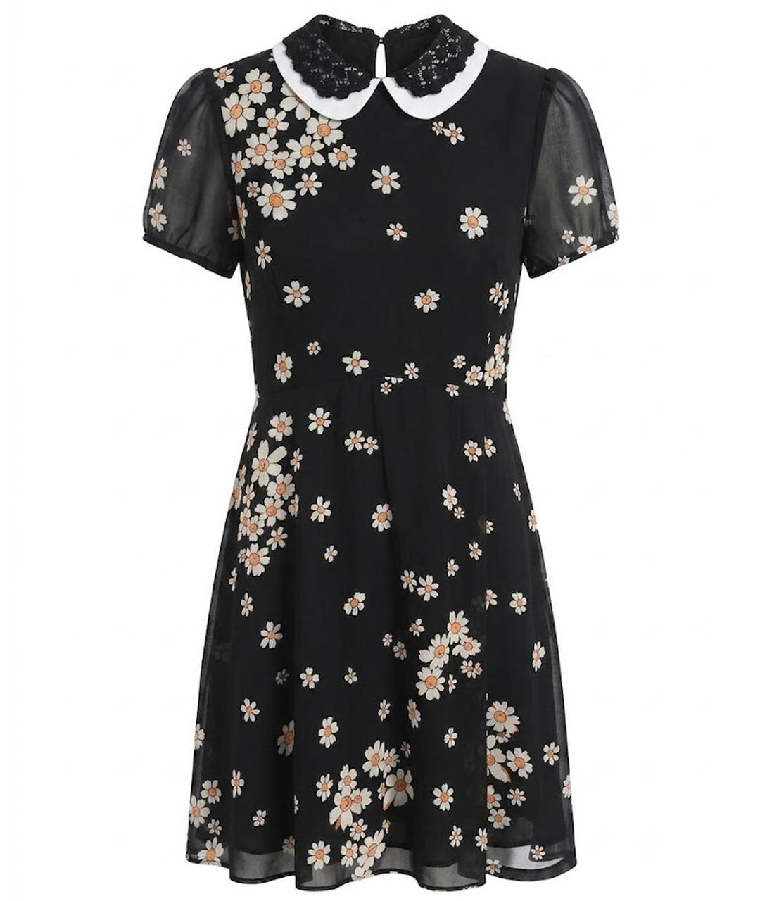 RED VALENTINO Мульти шелковое платье, фото 1