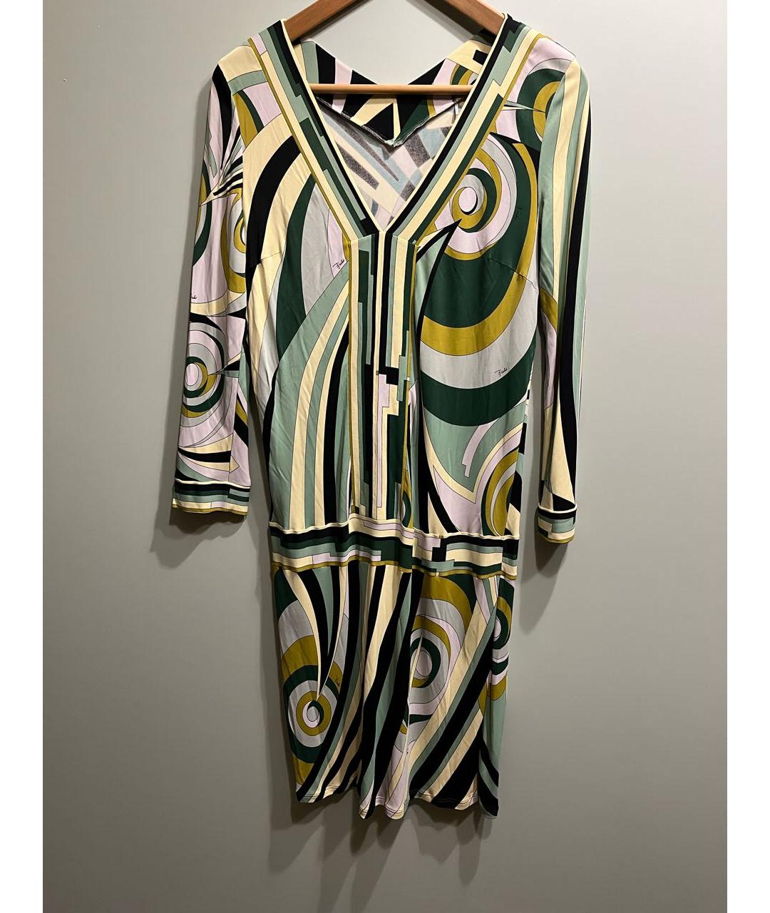 EMILIO PUCCI Мульти повседневное платье, фото 5