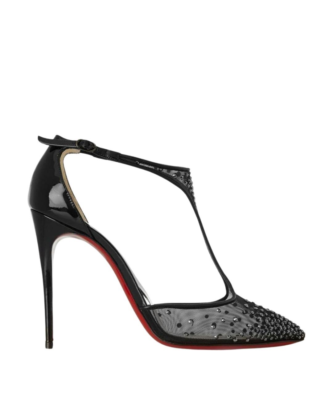 CHRISTIAN LOUBOUTIN Черные туфли из лакированной кожи, фото 10