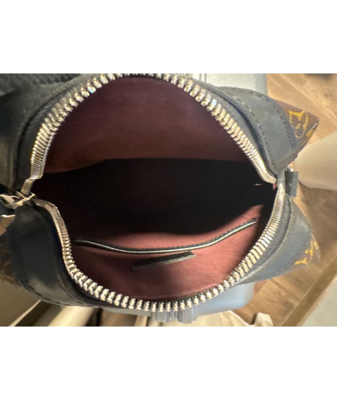 LOUIS VUITTON Коричневая канва сумка на плечо, фото 4