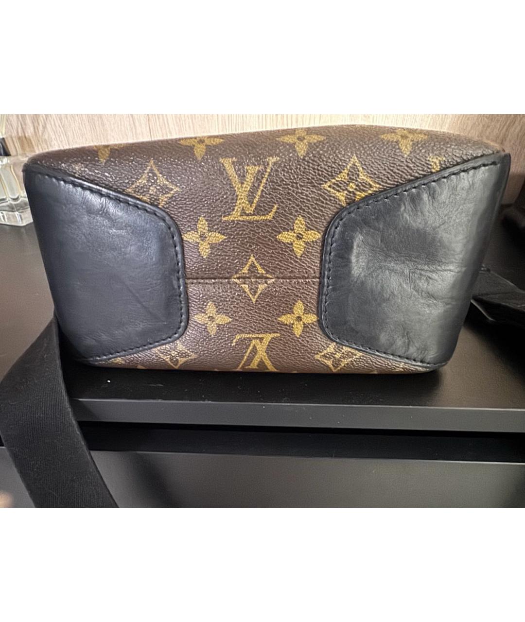 LOUIS VUITTON Коричневая канва сумка на плечо, фото 5